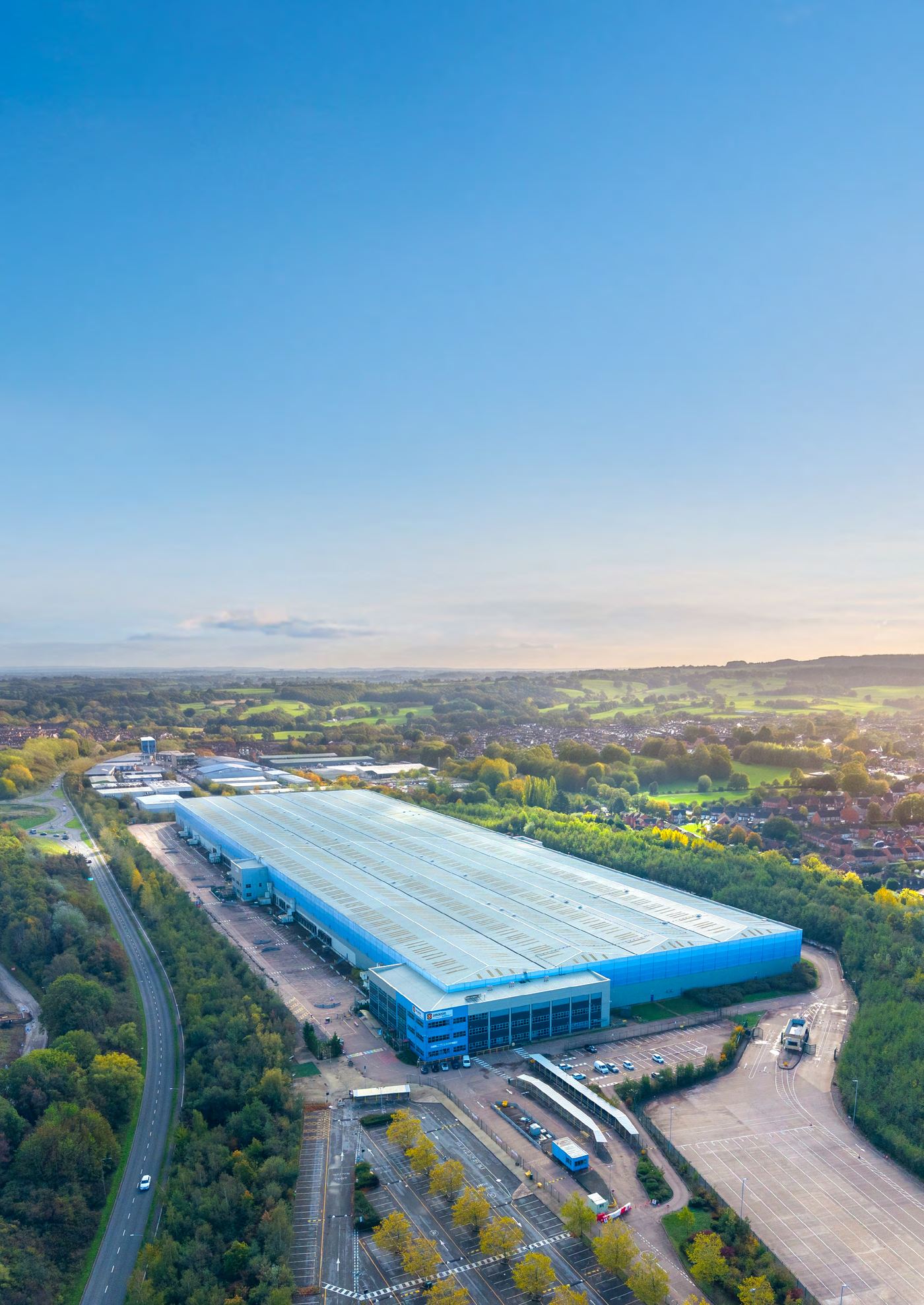 Aerial view of Rugeley 707 on Lea Hall Way, Rugeley
